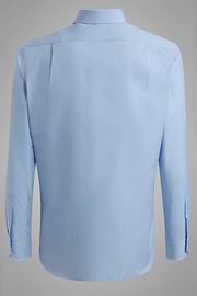 Camisa en algodón de rayas azules regular fit, , thumb, 4