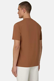 T-Shirt aus elastischer Supima-Baumwolle, RUST, thumb, 3