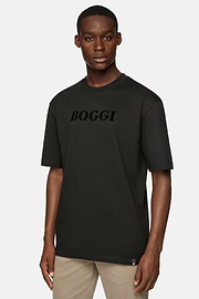 Camiseta de algodón, Negro, hi-res