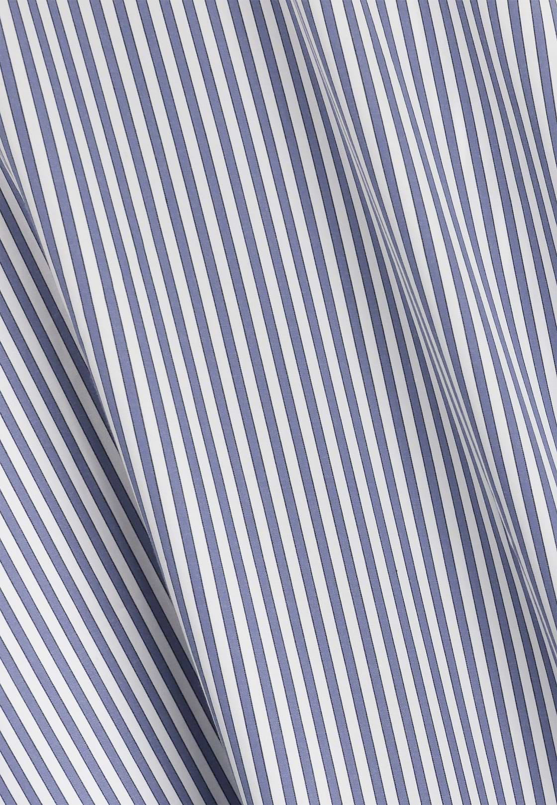 Overhemd Gestreept Popeline Regular Fit, Navy blue, hi-res, 5
