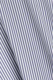 Overhemd Gestreept Popeline Regular Fit, Navy blue, thumb, 5