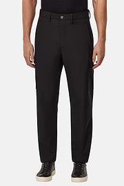 Pantalon En Pure Laine Travel, Noir, hi-res