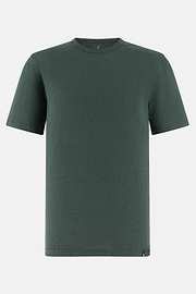 T-Shirt Aus Stretch-Leinen-Jersey, Dunkelgrün, thumb, 5