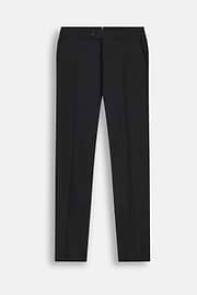 Travel wool pants, Black, thumb, 6