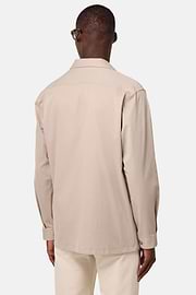 Surchemise En Coton Tencel, Beige, hi-res