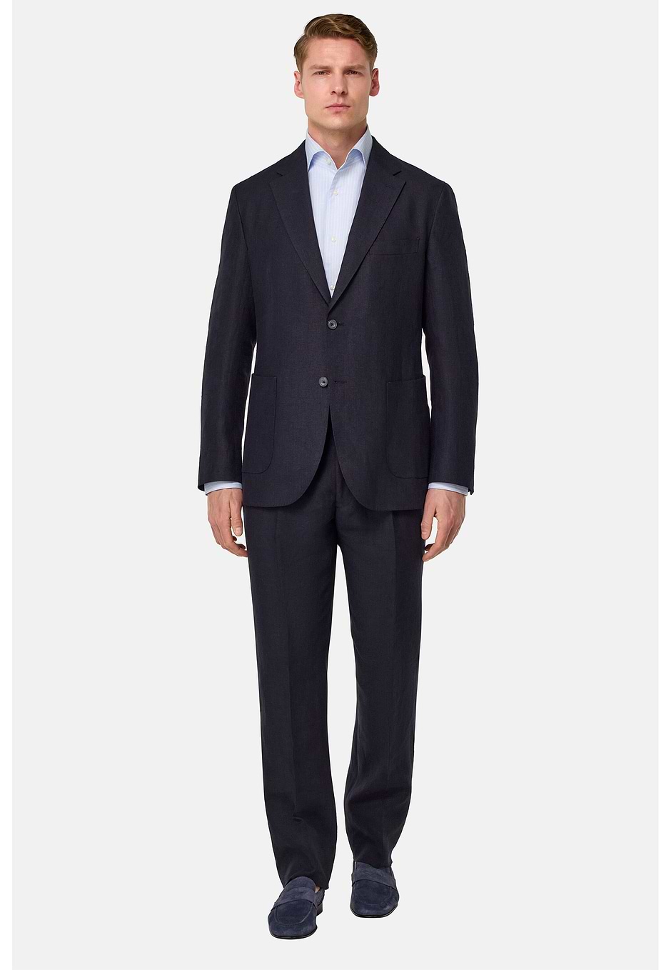 Cotton smooth velvet K-Jacket in Green: Luxury Italian
