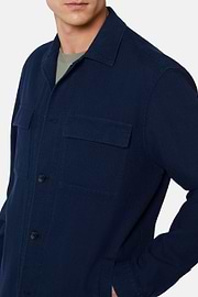 Veste Chemise En Lin, bleu marine, hi-res