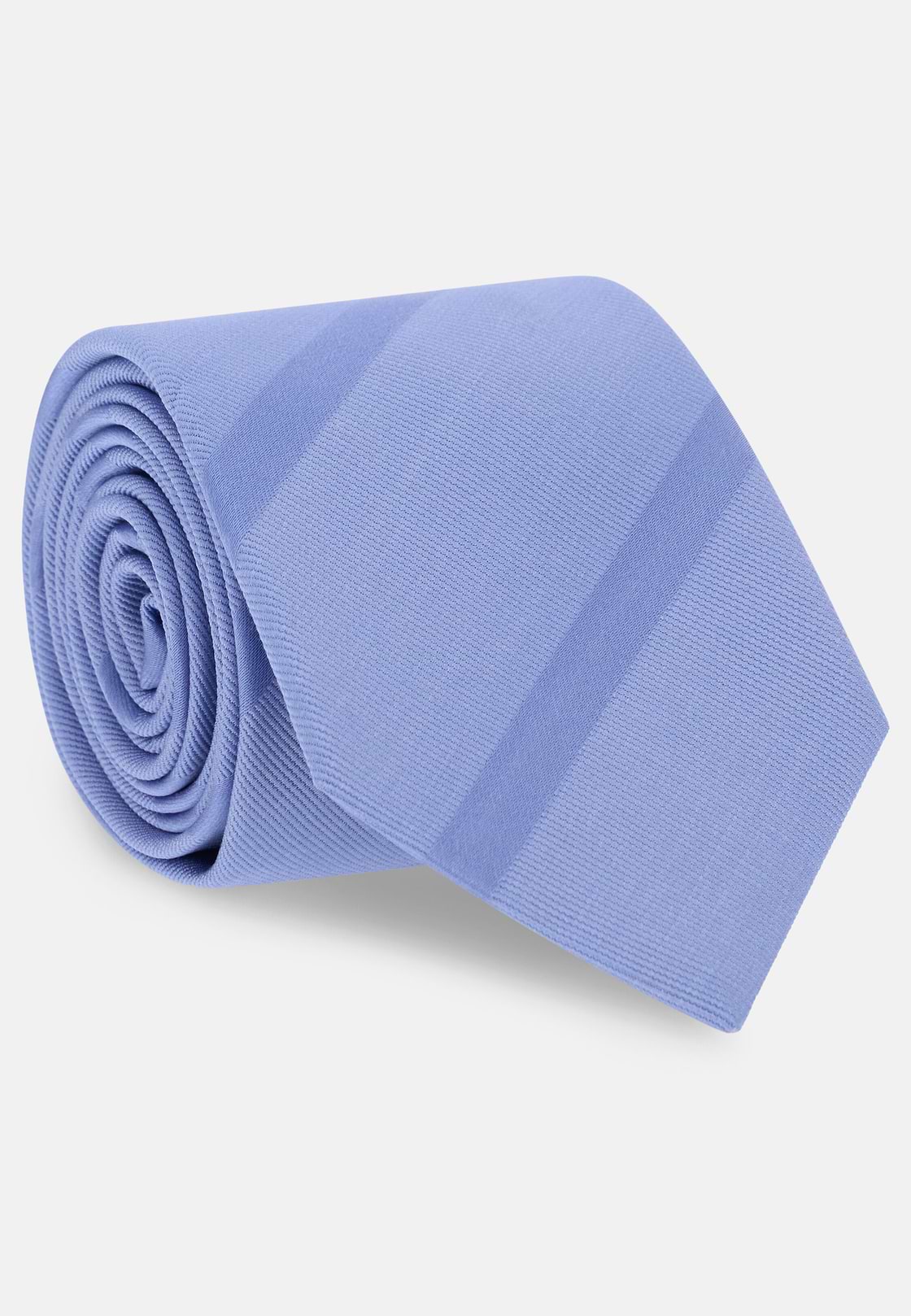 Regimental Silk Blend Tie, Light Blue, hi-res, 2