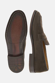 Suede Loafers, Dark brown, thumb, 4