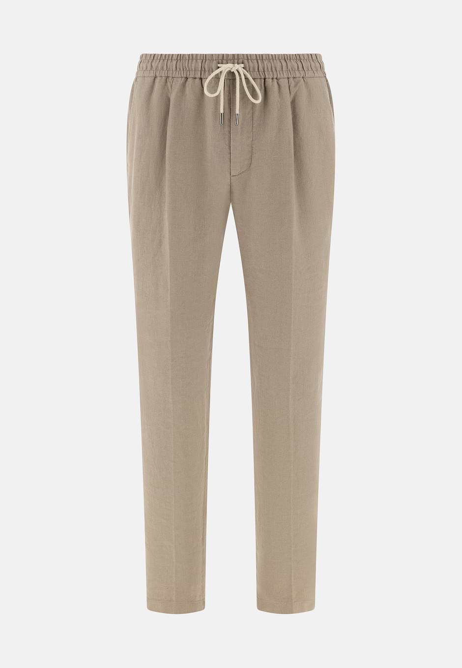 City Linen Trousers, Taupe, hi-res