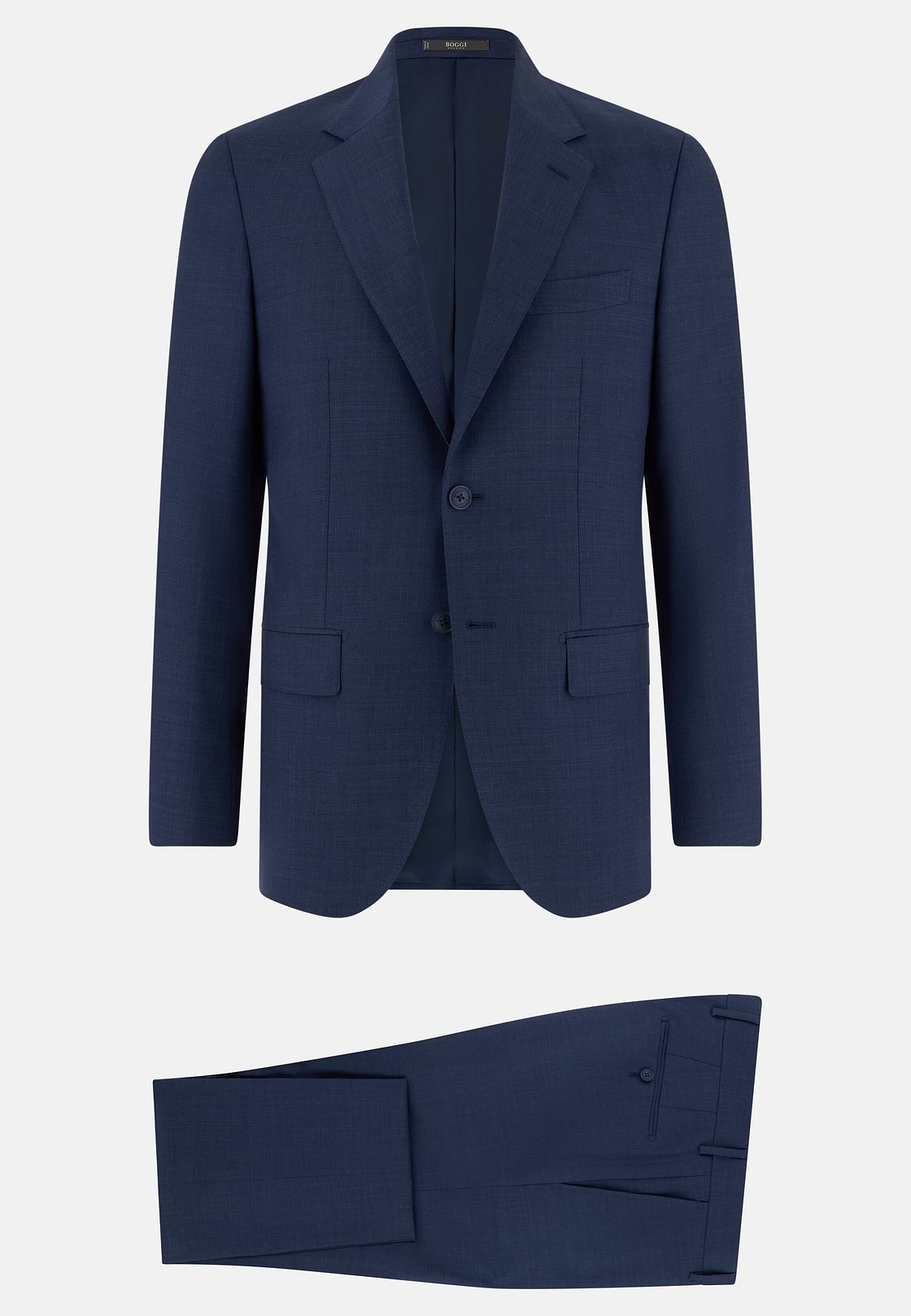 Anzug Aus Wolle, Blau, hi-res, 6
