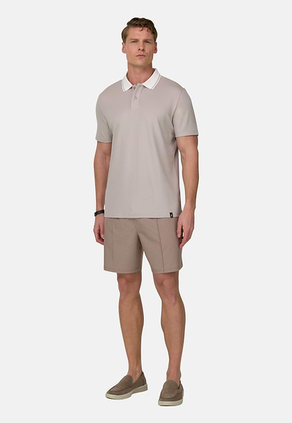 Bedruckte Badehose Aus Technischem Gewebe, Schlamm, hi-res