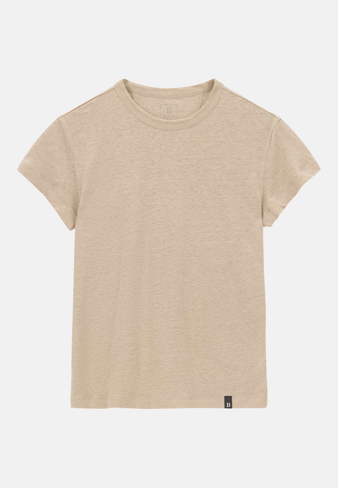 T-shirt en lin stretch, Sable, hi-res, 5