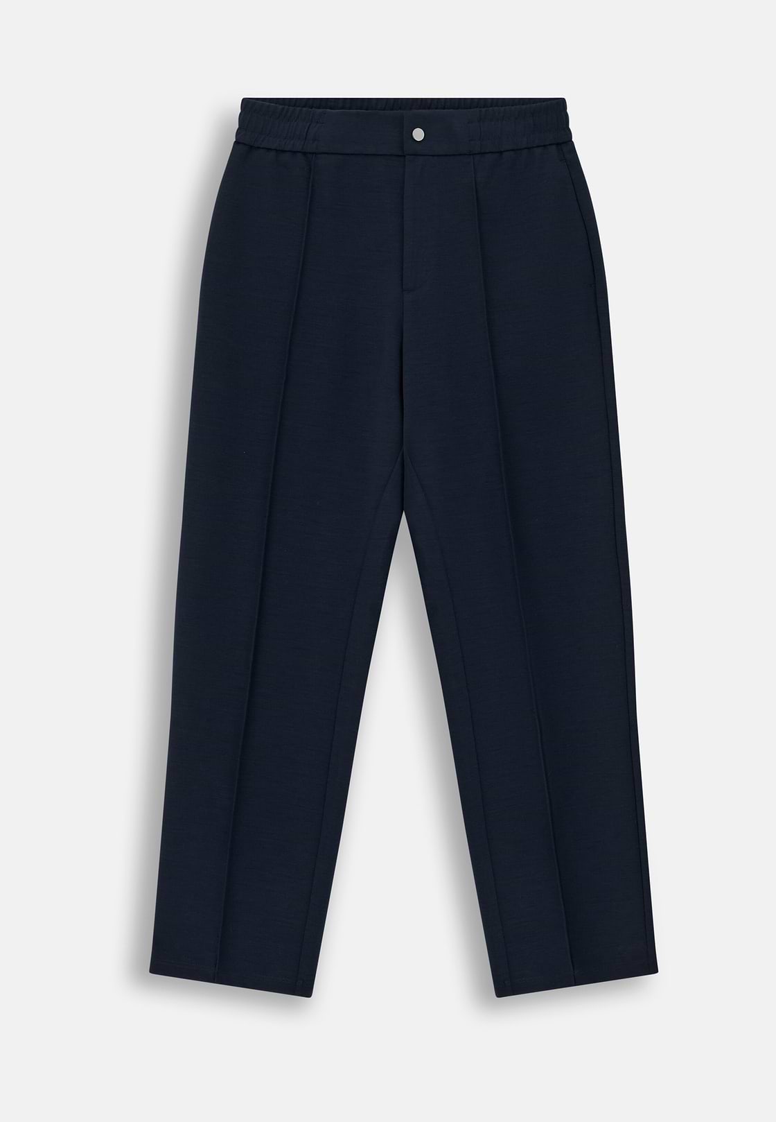 Joggers in Wool Blend WOOLTECH, Navy blue, hi-res, 6