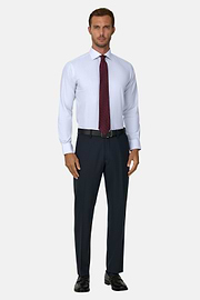 Shirt Checked Cotton Twill Regular Fit, Light Blue, thumb, 2
