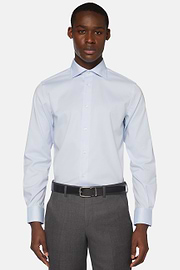 Stretch P.Point Windsor Collar Shirt Regular Fit, Light blue, hi-res