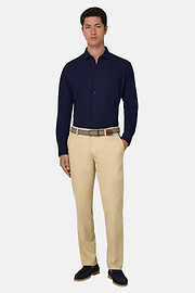 Stretch Cotton Trousers, Sand, thumb, 3