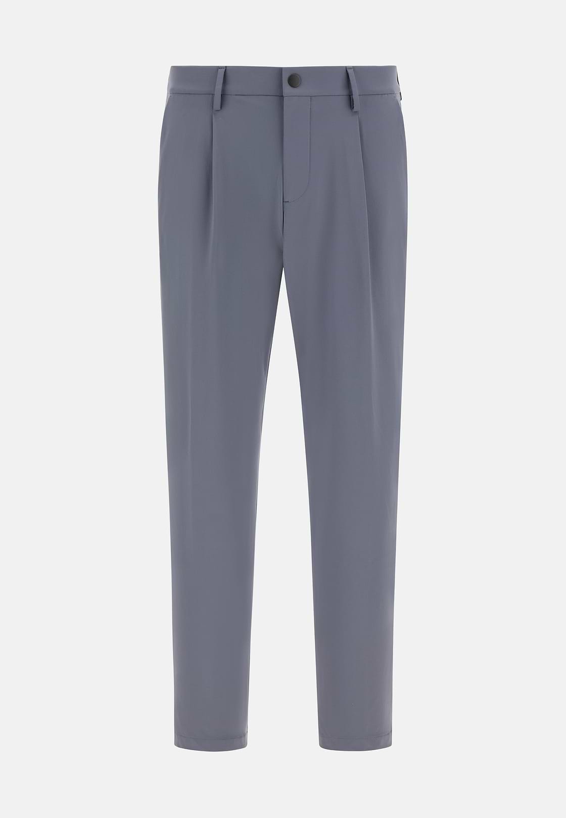 B-Tech Stretch Nylon Trousers, Charcoal, hi-res