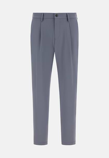 B-Tech Stretch Nylon Trousers, Charcoal, hi-res