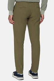 Light Corduroy Trousers, Green, hi-res