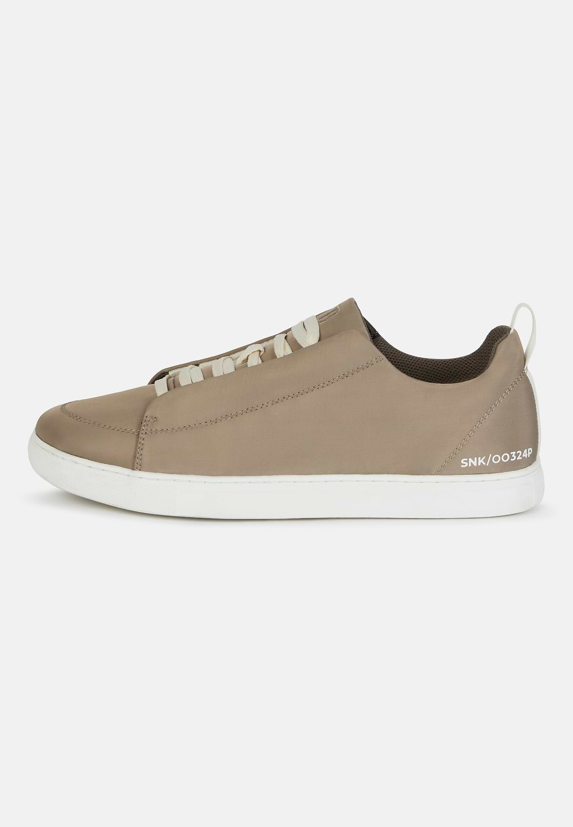 Trainers in Taupe Coloured Technical Fabric, Taupe, hi-res