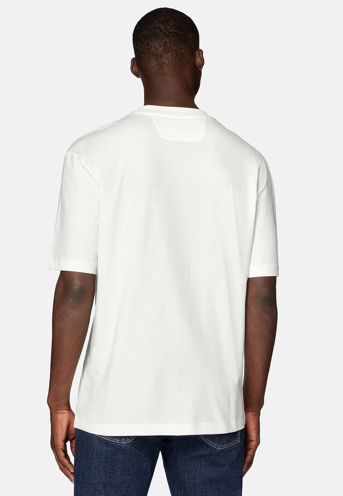 Camiseta de algodón, Blanco, hi-res
