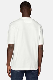 Camiseta de algodón, Blanco, hi-res