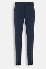 Suit Micro Patterned 100% Wool, Blue, thumb, 8