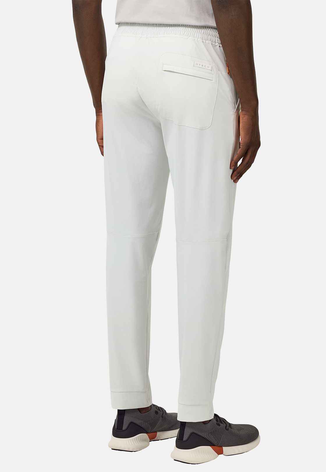 Stretch Nylon Trousers, Ice, hi-res