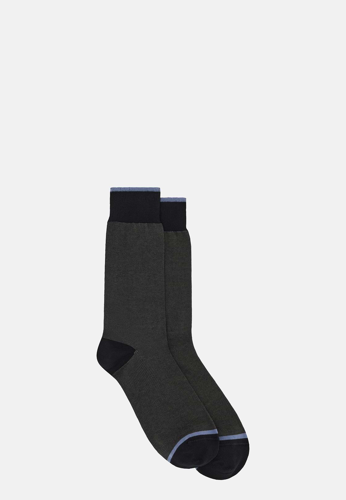 Calcetines Microrrayas, Negro, hi-res, 2