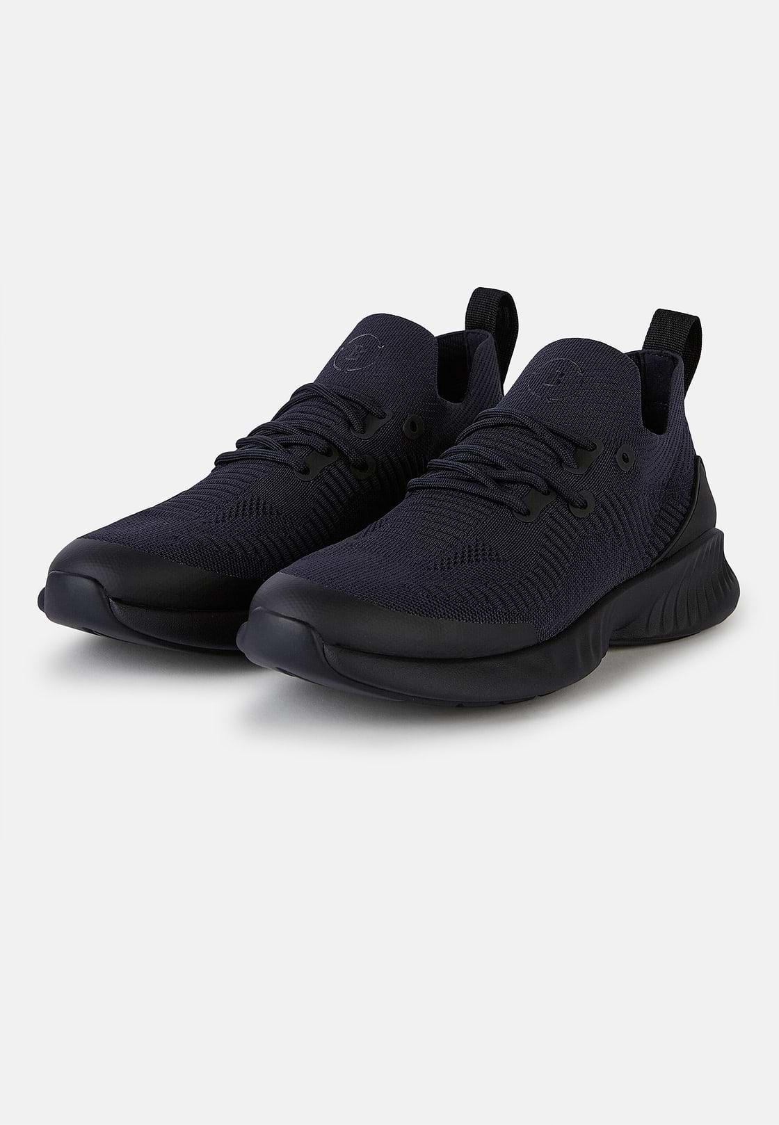 Sneakers Willow Navy In Filato Riciclato, Navy, hi-res