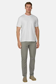 Vaquero De Algodón y Tencel Elástico, Verde Claro, thumb, 3