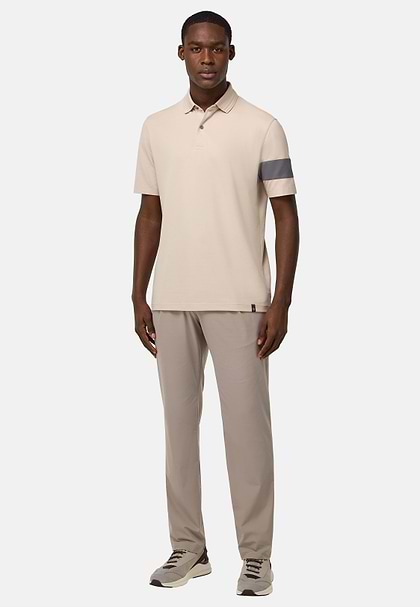 Hose Aus Elastischem Nylon B Tech, Schlamm, hi-res