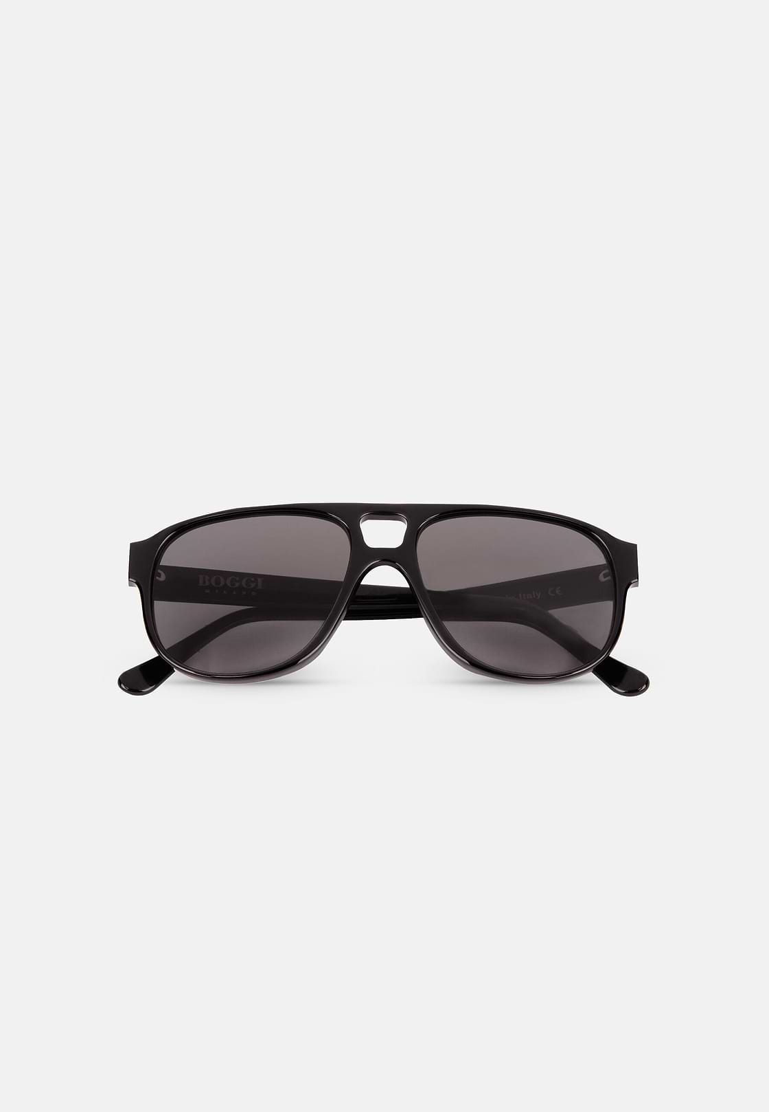 Black Porto Cervo Glasses, Black, hi-res