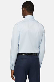 Stretch P.Point Windsor Collar Light Blue Shirt Reg Fit Long, Light Blu, hi-res