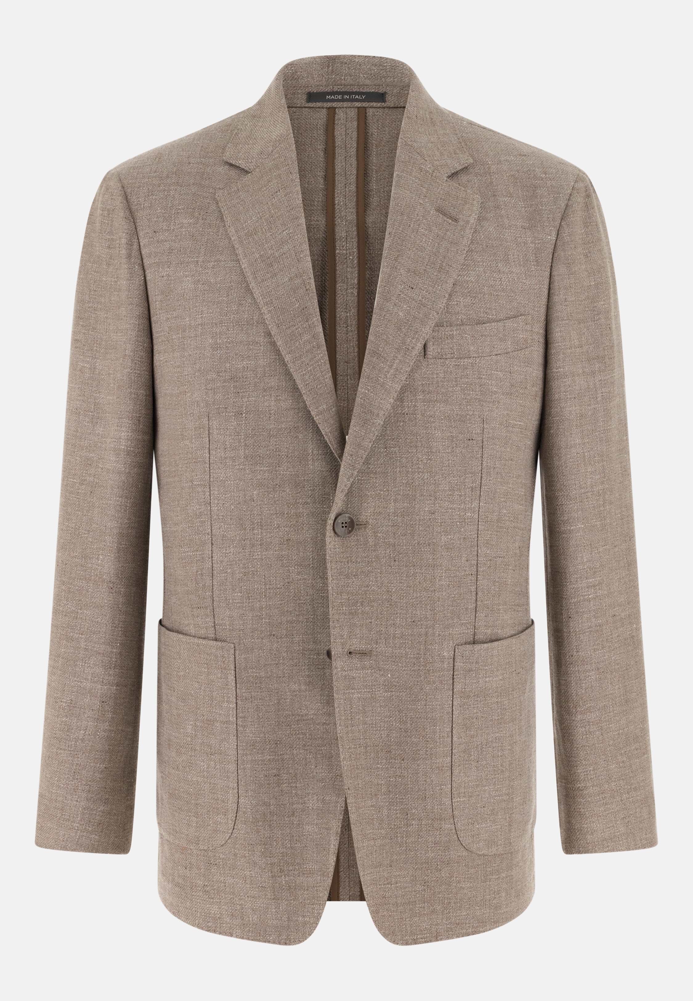 Men's Wool, Linen and Silk Jacket | Boggi Milano