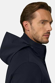 Car Coat aus technischem Gewebe B Tech, Navy blau, thumb, 5