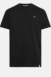 Camiseta De Mezcla Algodón Orgánico, Negro, hi-res