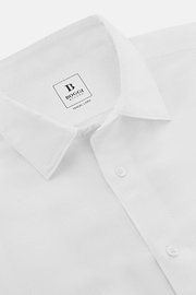 Camisa De Tencel Lino Regular Fit, Blanco, thumb, 5