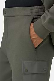 Jogginghose aus Mischgewebe Scuba B Tech, Militärgrün, thumb, 3