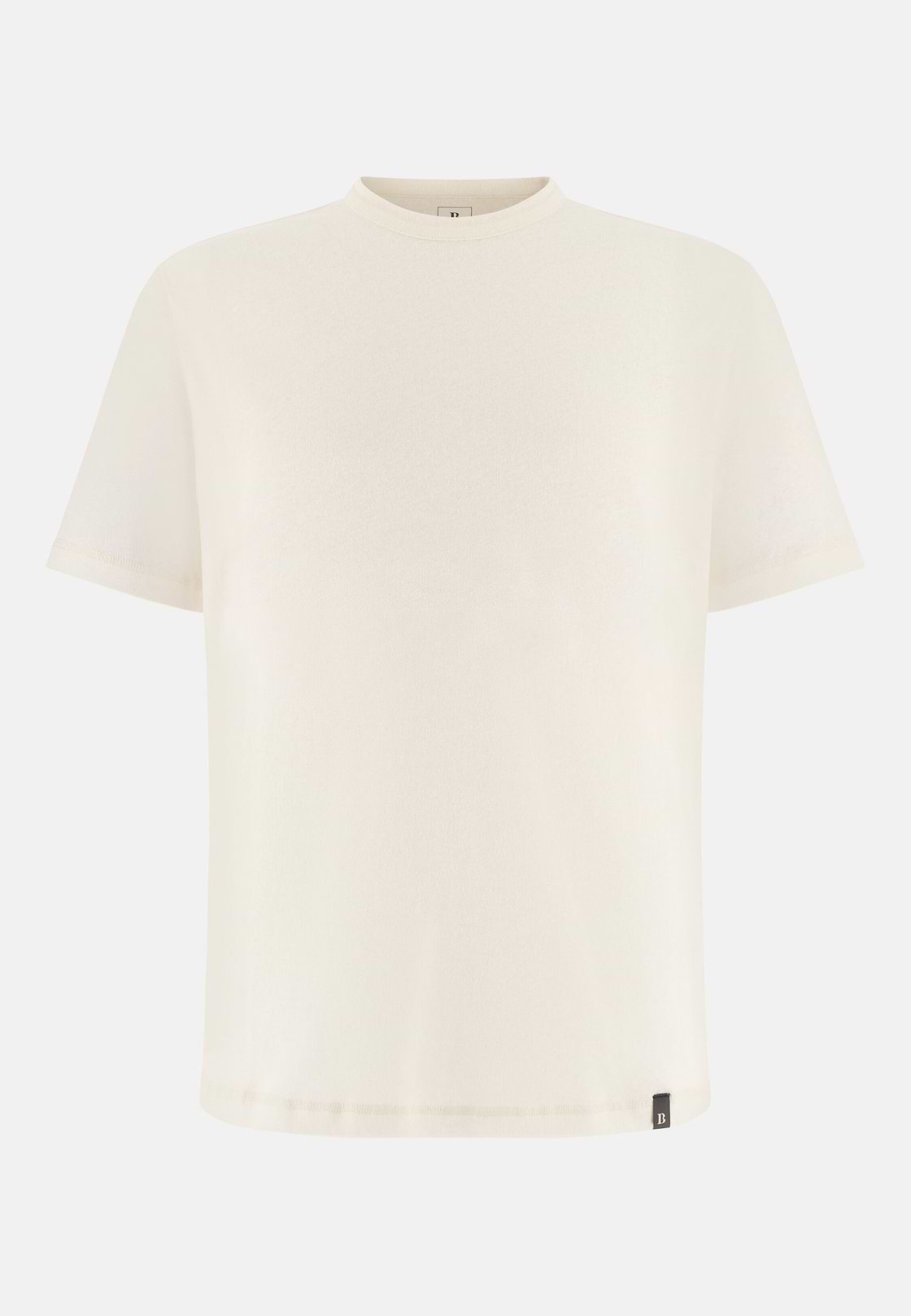 T Shirt Cotton Linen, White, hi-res, 5