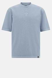 T-Shirt Aus Baumwoll-Jersey, Hellblau, hi-res