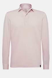 Japanese Jersey Polo Shirt, Pink, hi-res