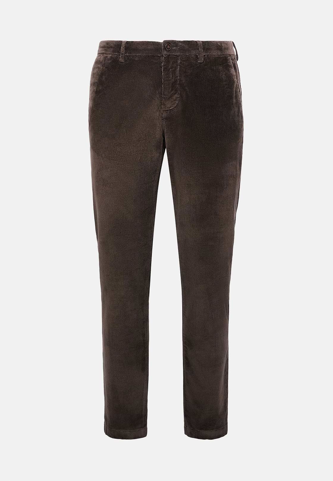 Pantalon En velours Extensible, Marron, hi-res
