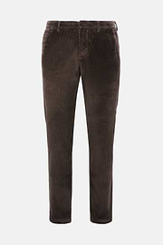 Pantalon En velours Extensible, Marron, hi-res