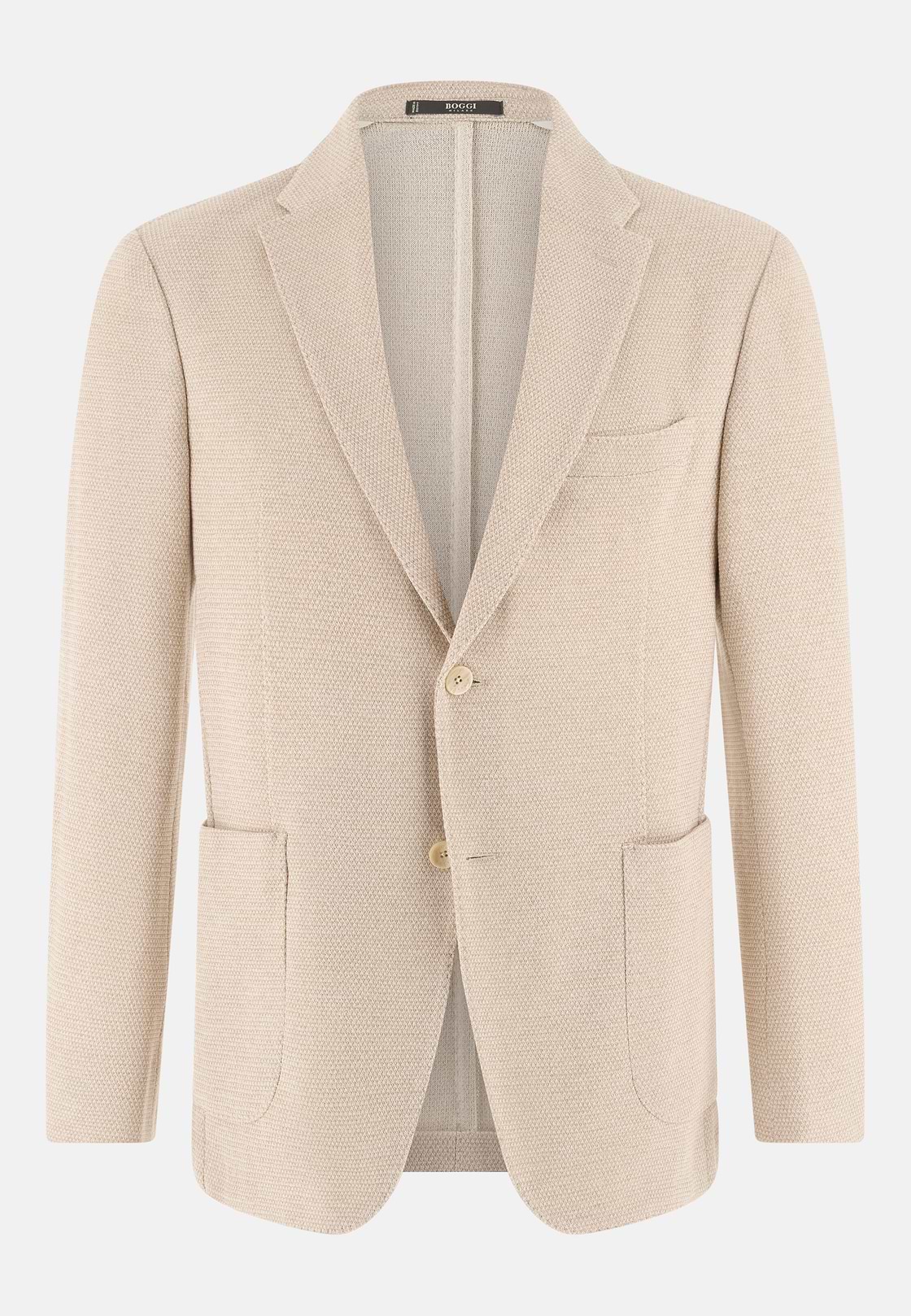 Veste Micro Structure En Polycoton, Sable, hi-res, 5