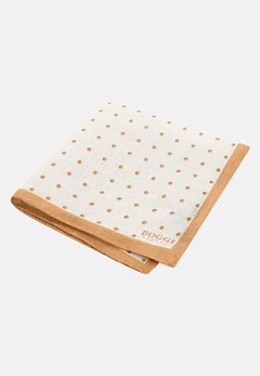 Polka Dot Linen Pocket Square