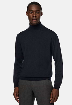 Rollkragenpullover Aus Merinowolle