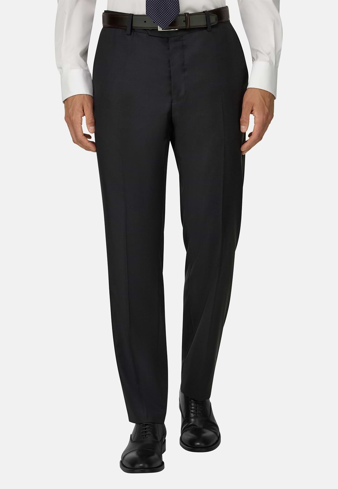 Charcoal Grey Suit in Super 130 Wool, , hi-res, 3