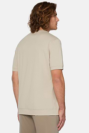 Camiseta de piqué de alto rendimiento, Beige, hi-res